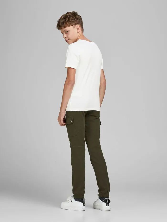 Tshirts JACK and JONES Junior BOYS 2PACK TSHIRT White Cloud Dancer On Sale