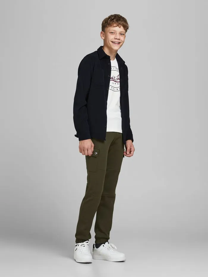 Tshirts JACK and JONES Junior BOYS 2PACK TSHIRT White Cloud Dancer On Sale