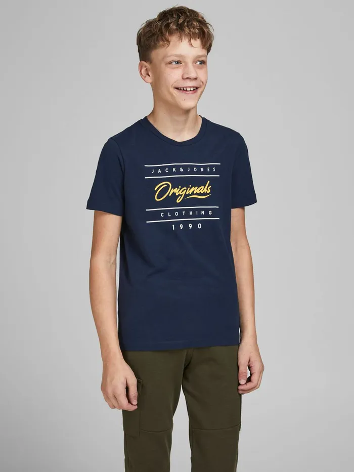 Tshirts JACK and JONES Junior BOYS 2PACK TSHIRT White Cloud Dancer On Sale