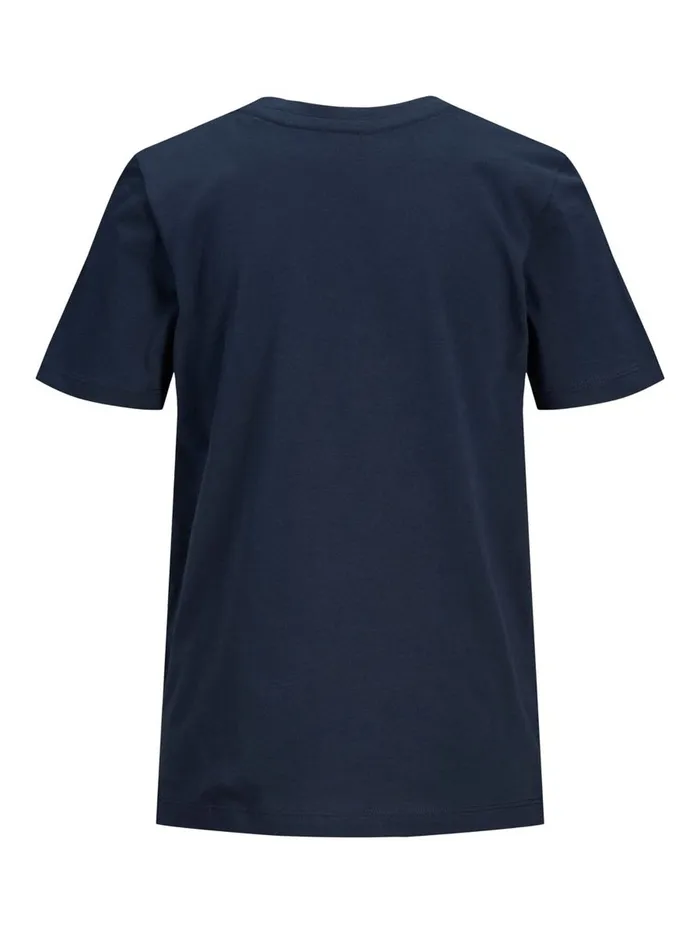 Tshirts JACK and JONES Junior BOYS CAMO LOGO TSHIRT Blue Navy Blazer Gift 4 You