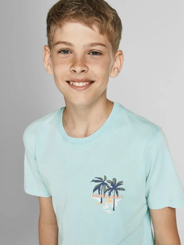 Tshirts JACK and JONES Junior BOYS TSHIRT Blue Sea Angel Gift for Friend