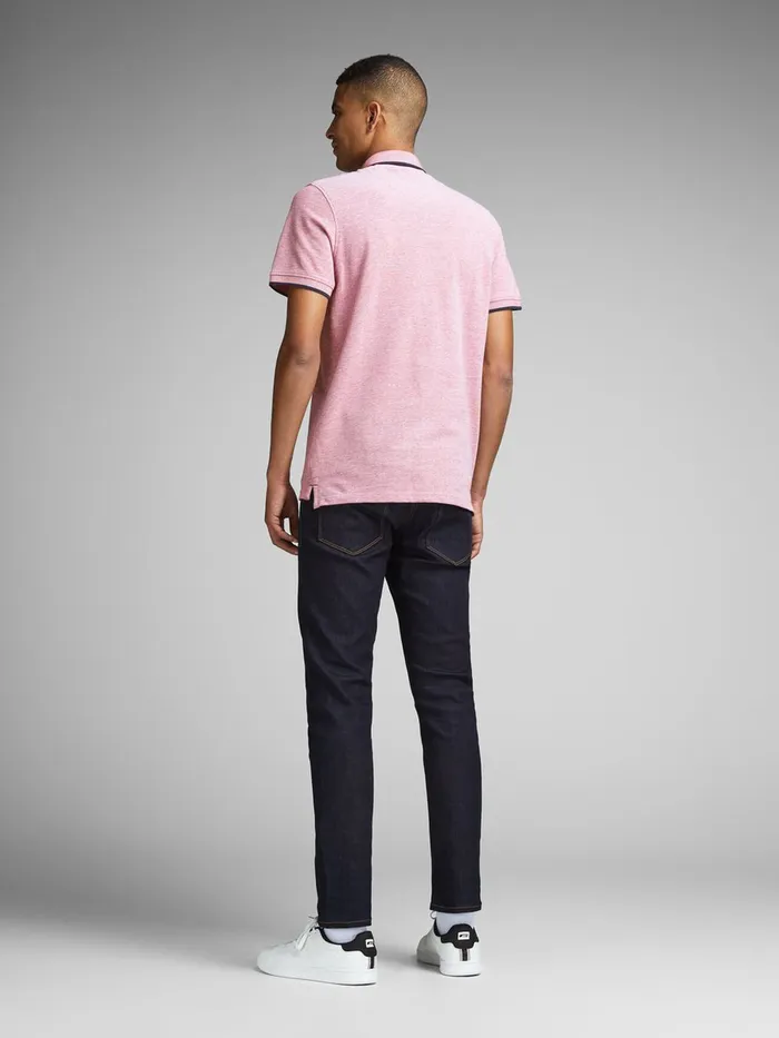 Tshirts JACK and JONES Mens CLASSIC POLO SHIRT Red Brick Red Casaul