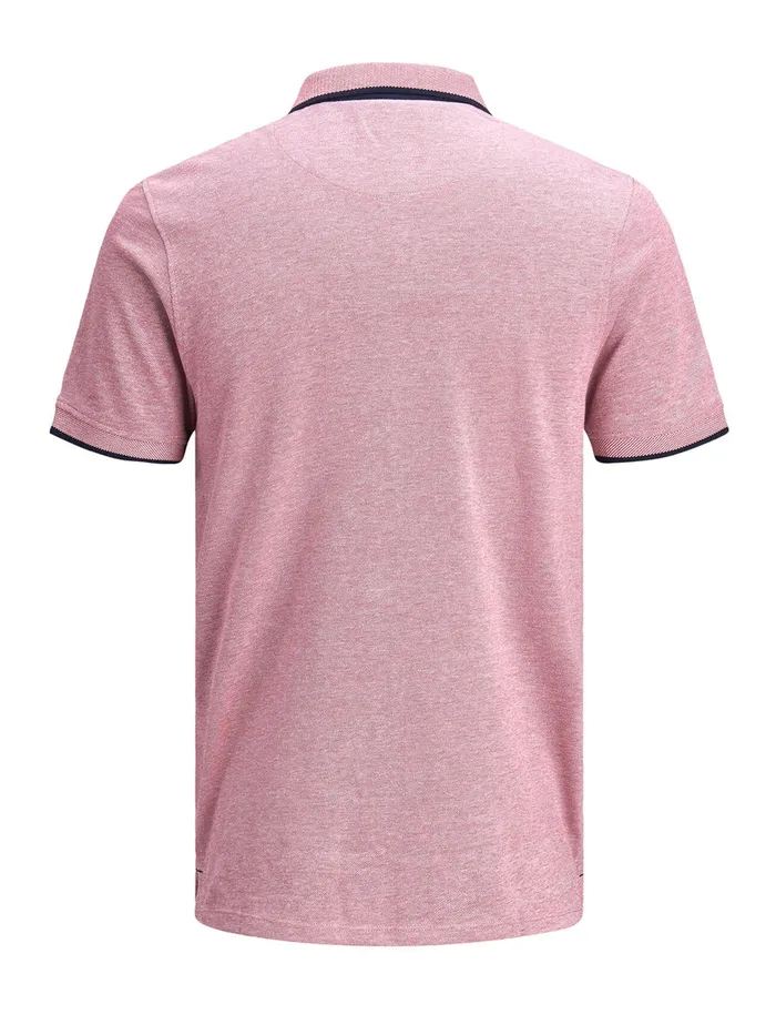 Tshirts JACK and JONES Mens CLASSIC POLO SHIRT Red Brick Red Casaul