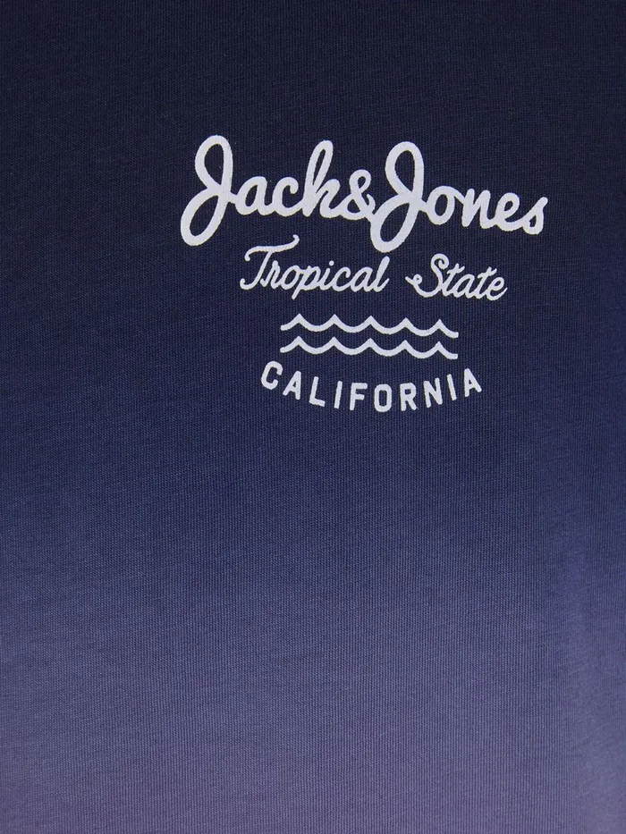 Tshirts JACK and JONES Mens CREW NECK TSHIRT Purple Lavendula Gift 4 You