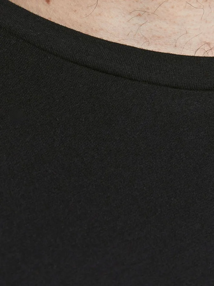 Tshirts JACK and JONES Mens LOGO PLUS SIZE TSHIRT Black Black Near Me