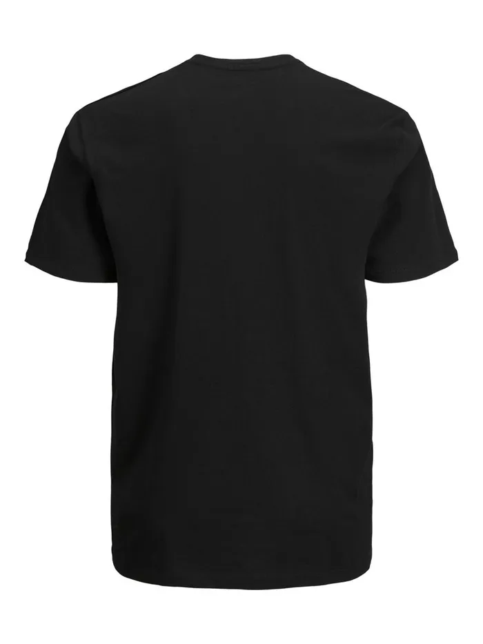 Tshirts JACK and JONES Mens LOGO PLUS SIZE TSHIRT Black Black Near Me