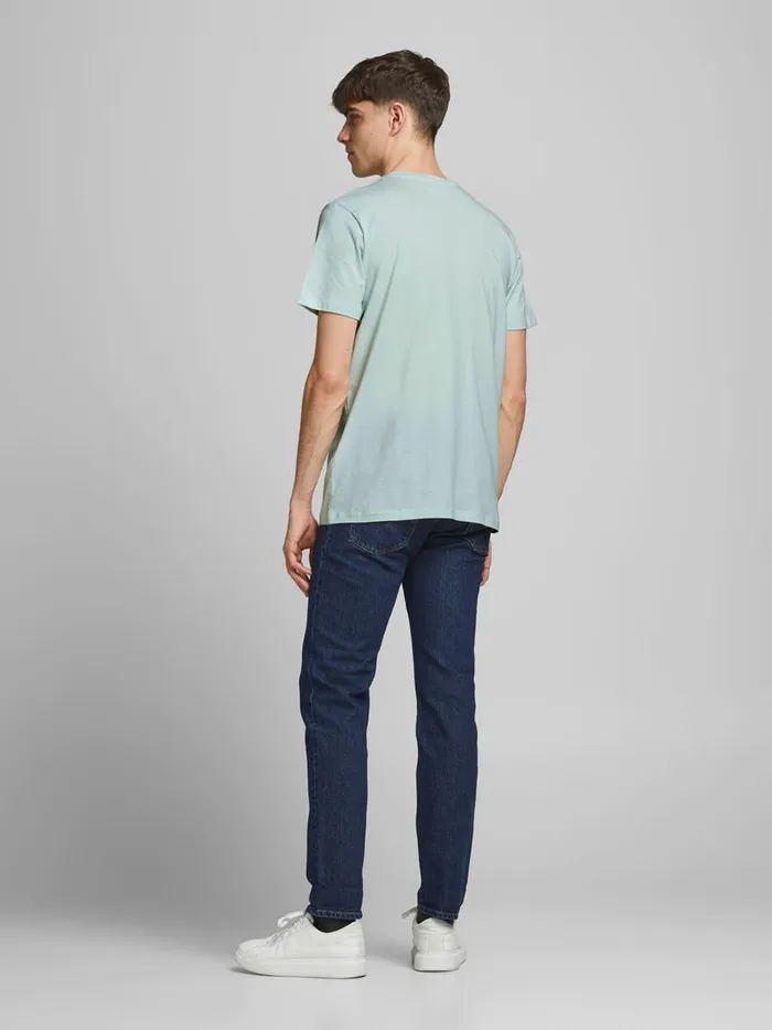 Tshirts JACK and JONES Mens LOGO TSHIRT Blue Pale Blue Gift Ideas