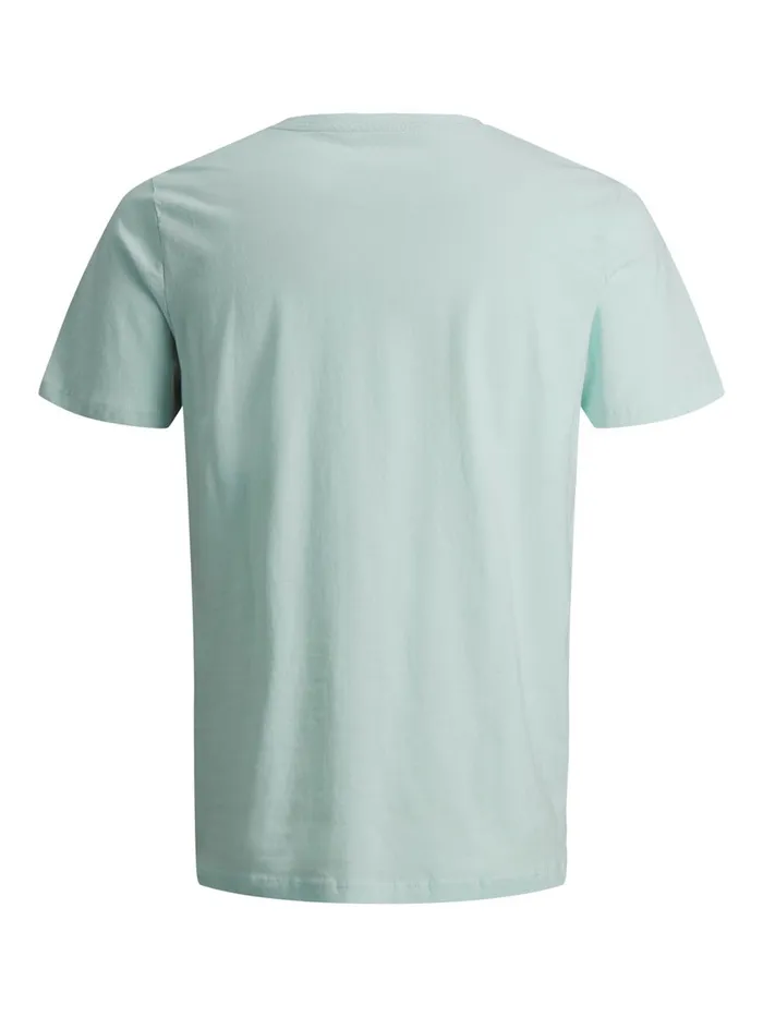 Tshirts JACK and JONES Mens LOGO TSHIRT Blue Pale Blue Gift Ideas