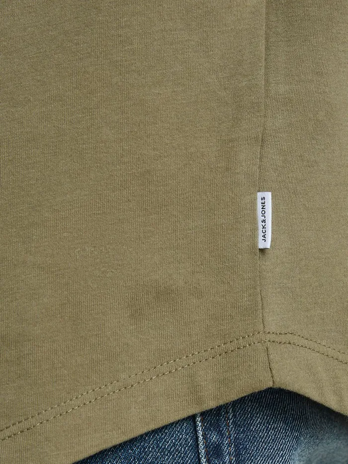 Tshirts JACK and JONES Mens ORGANIC COTTON TSHIRT Green Dusky Green Cheap On Sale