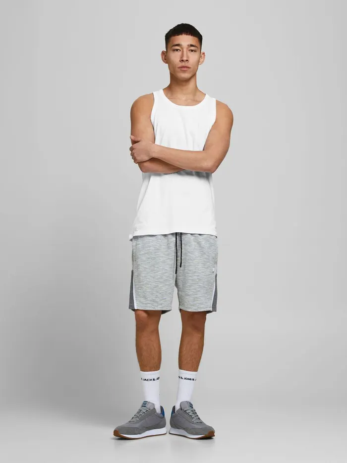 Tshirts JACK and JONES Mens REGULAR FIT TANK TOP White White Near Me