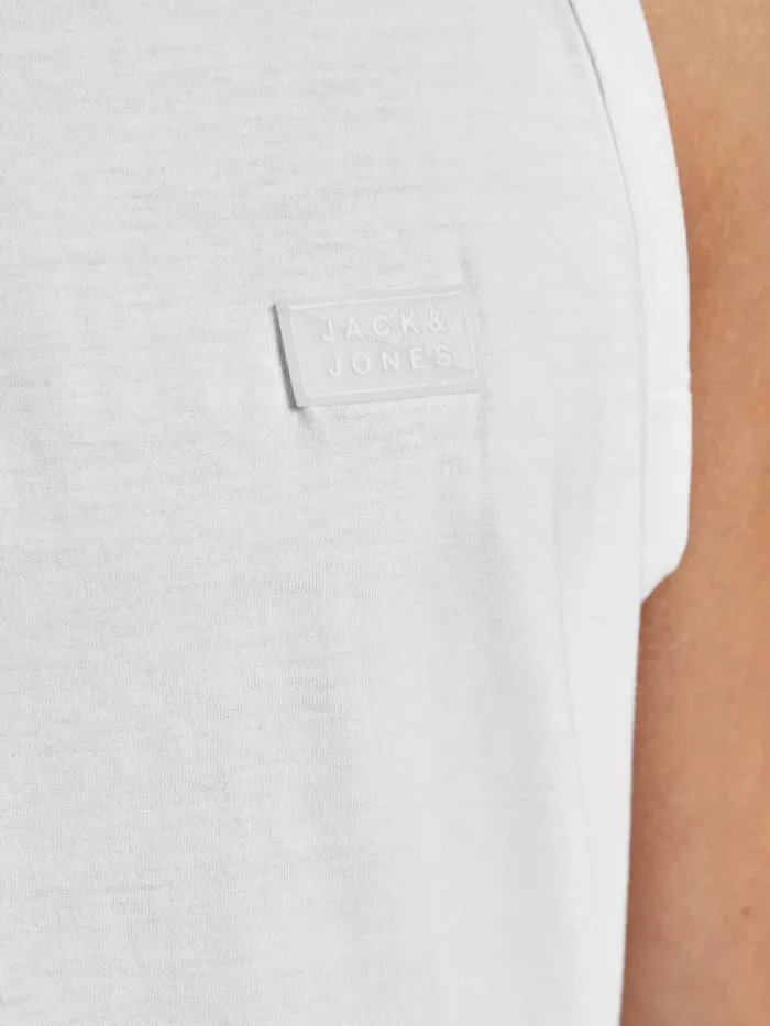 Tshirts JACK and JONES Mens REGULAR FIT TANK TOP White White Near Me