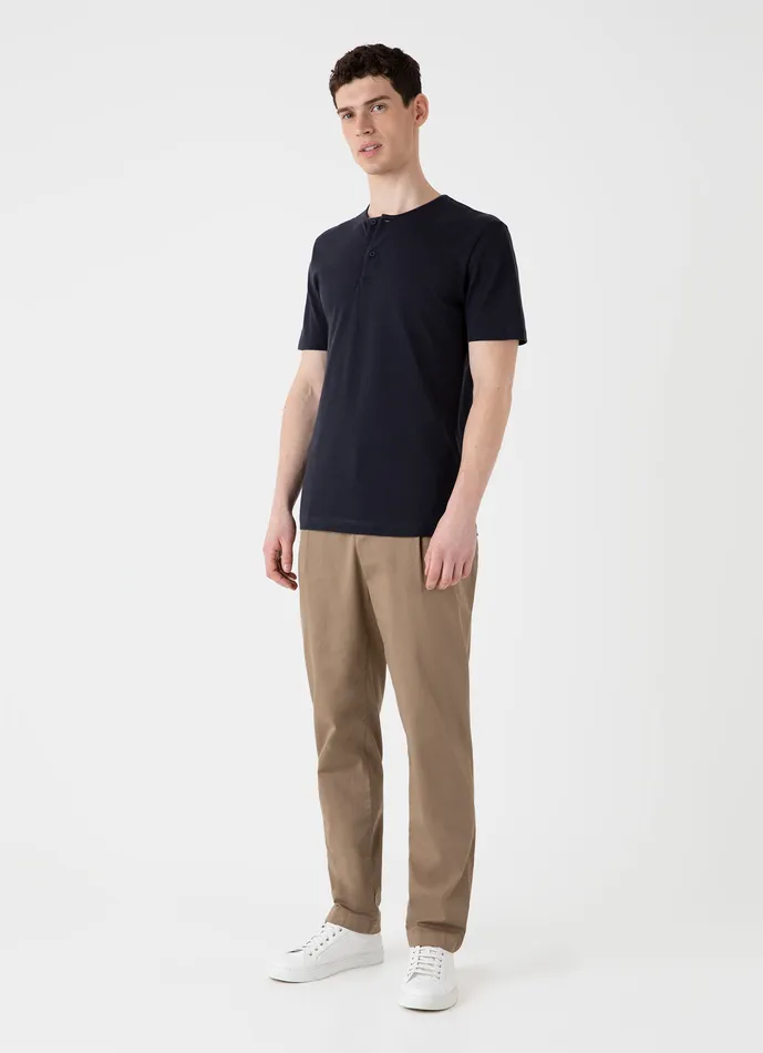 Tshirts Men Riviera Henley Navy ussunspel Tshirts Men Riviera Henley Navy ussunspel