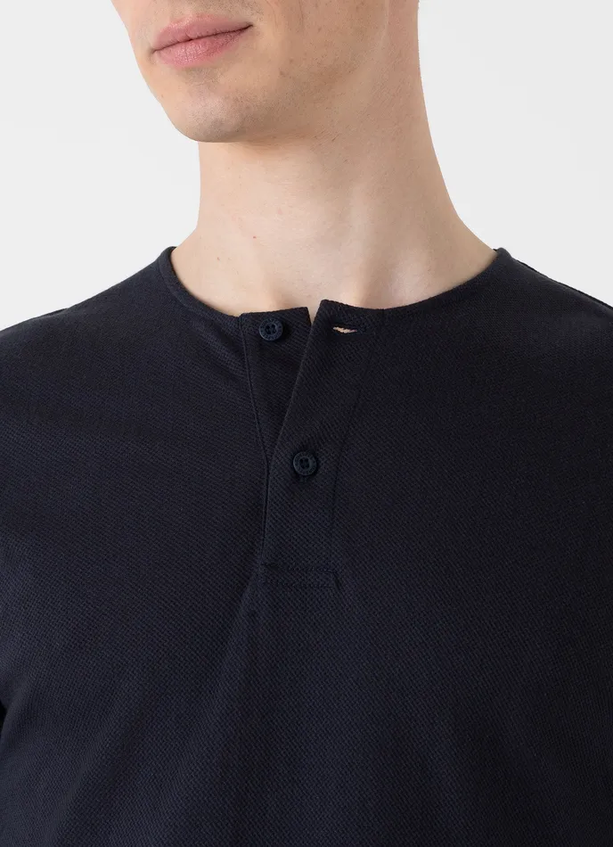 Tshirts Men Riviera Henley Navy ussunspel Tshirts Men Riviera Henley Navy ussunspel