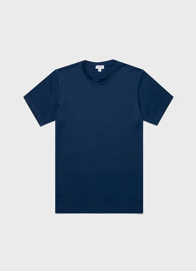 Tshirts Riviera Midweight Tshirt Naval Blue 8211 ussunspel Men