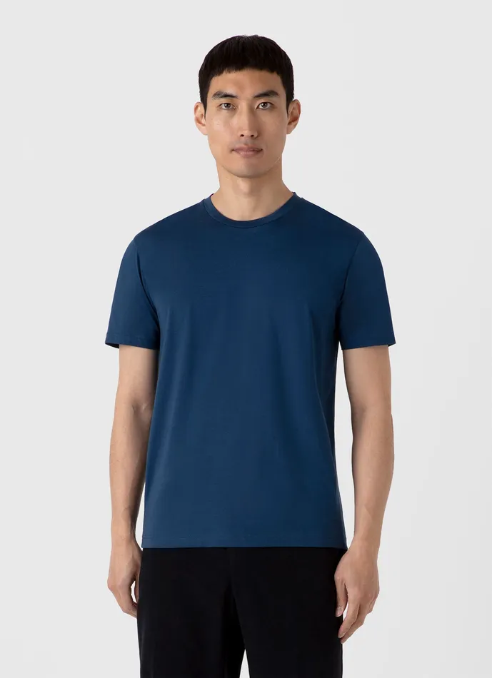 Tshirts Riviera Midweight Tshirt Naval Blue 8211 ussunspel Men Tshirts Riviera Midweight Tshirt Naval Blue 8211 ussunspel Men