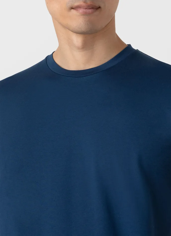 Tshirts Riviera Midweight Tshirt Naval Blue 8211 ussunspel Men Tshirts Riviera Midweight Tshirt Naval Blue 8211 ussunspel Men