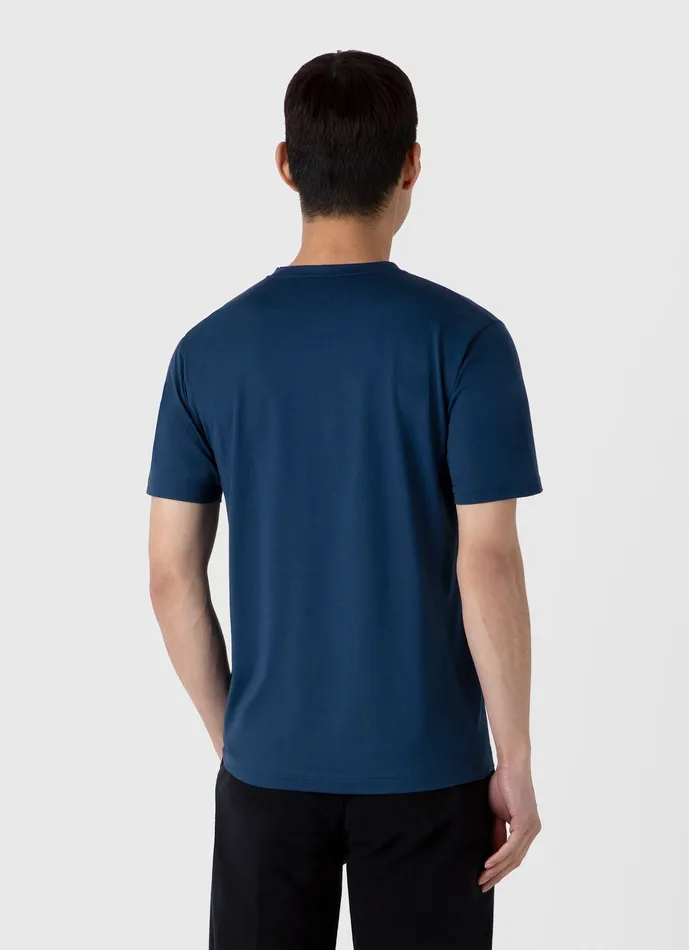 Tshirts Riviera Midweight Tshirt Naval Blue 8211 ussunspel Men Tshirts Riviera Midweight Tshirt Naval Blue 8211 ussunspel Men