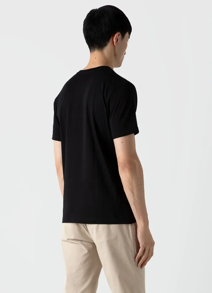Tshirts Riviera Midweight Vneck Tshirt Black ussunspel Men Tshirts Riviera Midweight Vneck Tshirt Black ussunspel Men