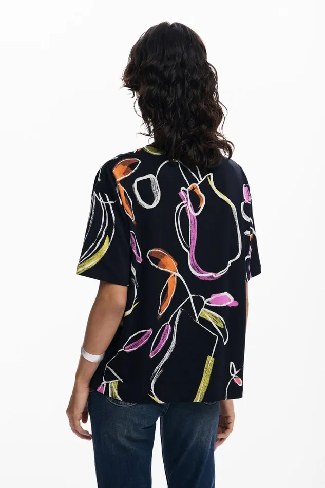 TShirts Women Desigual Arty Tshirt Black