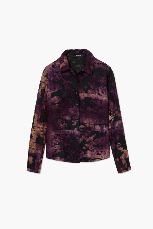 TShirts Women Desigual Faded Shirt Black