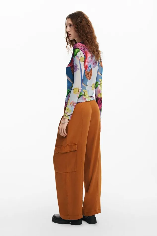 TShirts Women Desigual Printed Tshirt M Christian Lacroix Materialfinishes
