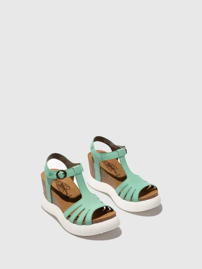 TStrap Sandals GAIT959FLY SPEARMINT Women Fly London Sandals