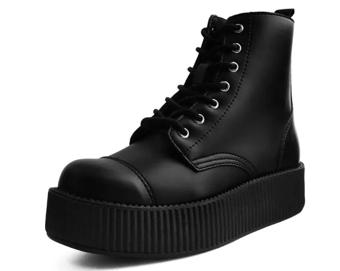 TUK Shoes Boots Women Black TUKskin Vegan Viva Mondo Boots