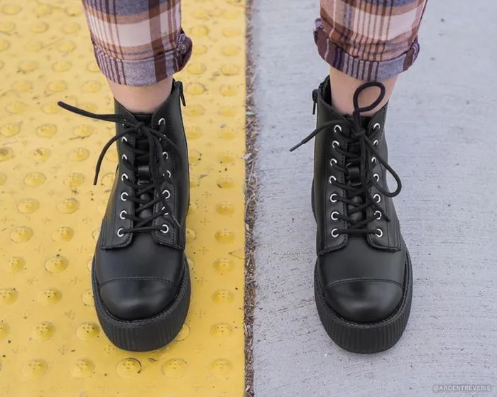 TUK Shoes Boots Women Black TUKskin Vegan Viva Mondo Boots TUK Shoes Boots Women Black TUKskin Vegan Viva Mondo Boots