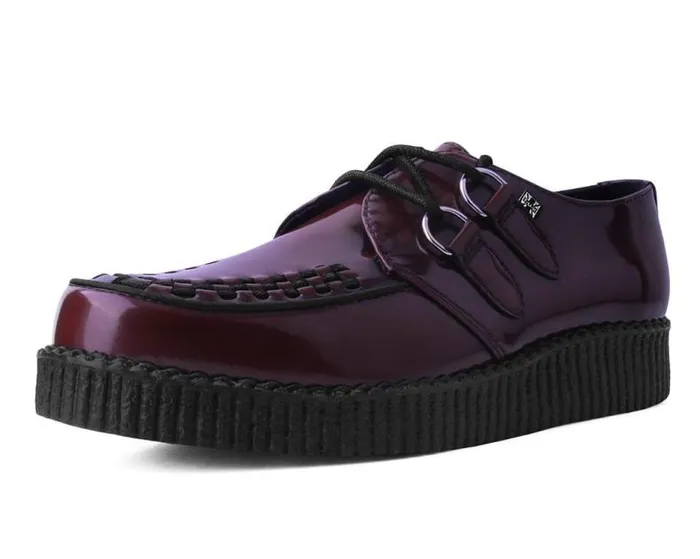 TUK Shoes Dress Shoes Men Burgundy RubOff TUKskin Viva Low Creeper