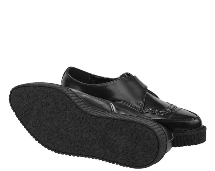 TUK Shoes Dress Shoes Men Pointed Buckle Creepers