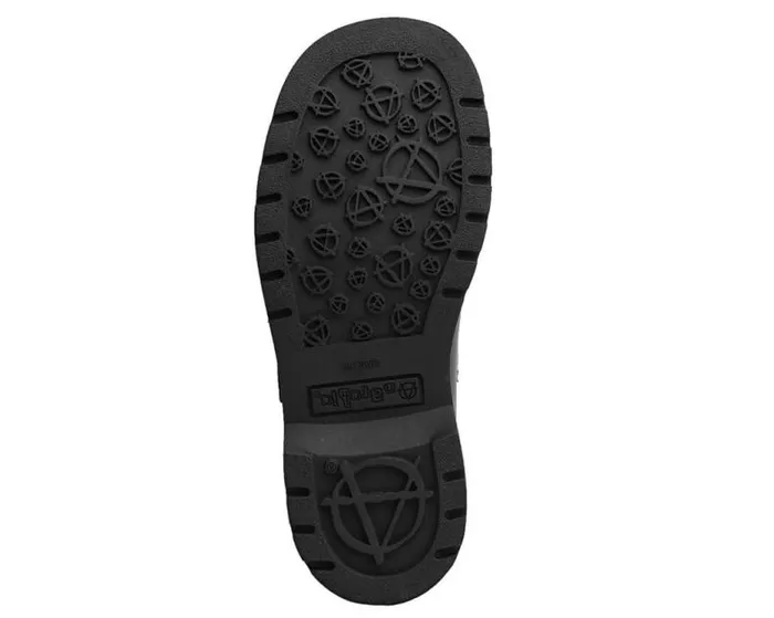 TUK Shoes Kitty Styles Women Black And White Kitty Mary Jane TUK Shoes Kitty Styles Women Black And White Kitty Mary Jane
