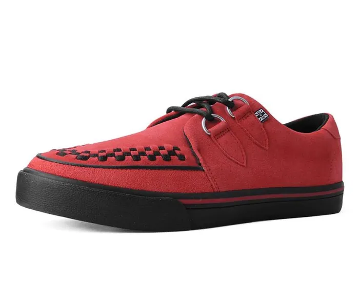 TUK Shoes Sneakers Men Lucious Red Suede DRing Interlace Sneaker