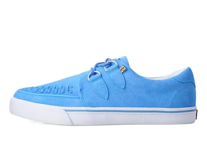 TUK Shoes Sneakers Men Tranquil Blue Suede DRing Interlace Sneaker TUK Shoes Sneakers Men Tranquil Blue Suede DRing Interlace Sneaker