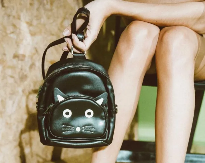 TUK Shoes Stickers Pins Patches Totes Adult TUKskin Black Kitty MIni Backpack TUK Shoes Stickers Pins Patches Totes Adult TUKskin Black Kitty MIni Backpack
