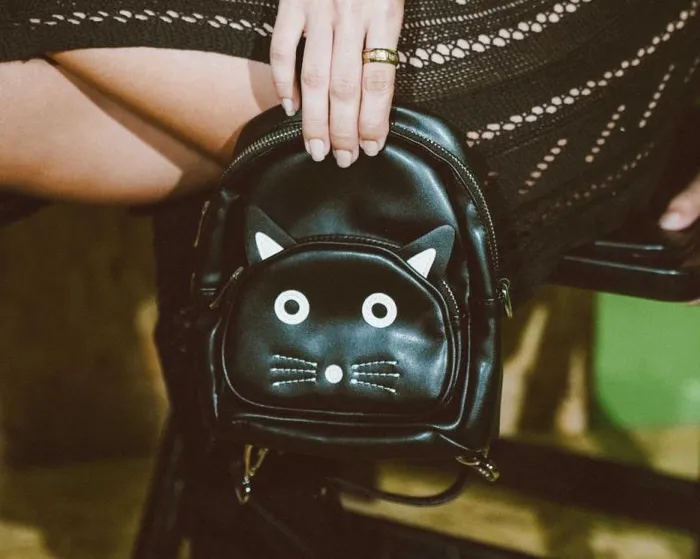 TUK Shoes Stickers Pins Patches Totes Adult TUKskin Black Kitty MIni Backpack TUK Shoes Stickers Pins Patches Totes Adult TUKskin Black Kitty MIni Backpack