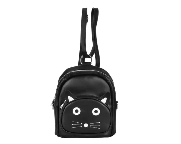 TUK Shoes Stickers Pins Patches Totes Adult TUKskin Black Kitty MIni Backpack TUK Shoes Stickers Pins Patches Totes Adult TUKskin Black Kitty MIni Backpack