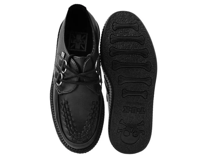 TUK Shoes Vegan Men Black TUKskin Vegan Viva Mondo Creepers