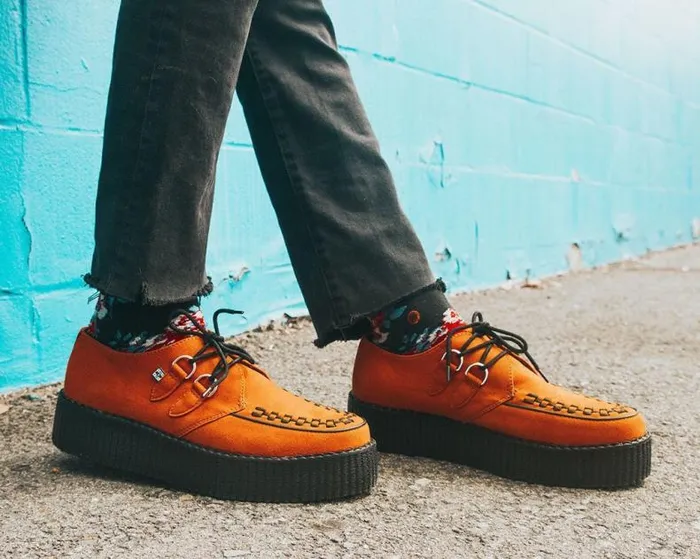 TUK Shoes Vegan Men Burnt Orange Viva Mondo Creeper TUK Shoes Vegan Men Burnt Orange Viva Mondo Creeper