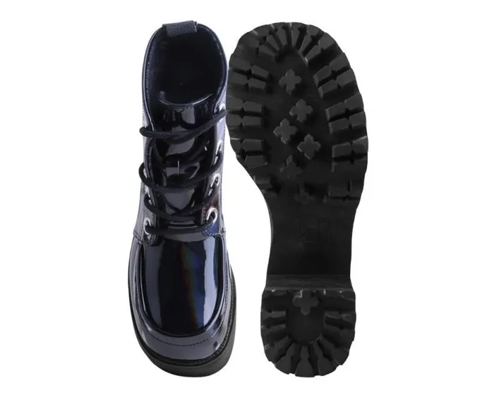 TUK Shoes Vegan Women Black Prism Nosebleed Boot TUK Shoes Vegan Women Black Prism Nosebleed Boot
