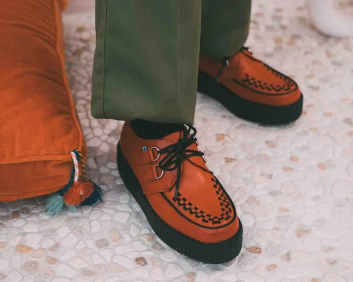 TUK Shoes Vegan Women Ginger TUKskin Viva Mondo Creeper TUK Shoes Vegan Women Ginger TUKskin Viva Mondo Creeper