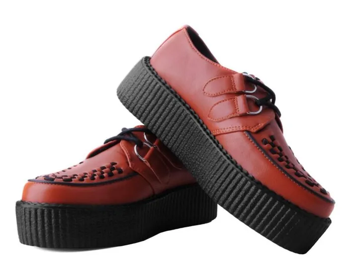 TUK Shoes Vegan Women Ginger TUKskin Viva Mondo Creeper TUK Shoes Vegan Women Ginger TUKskin Viva Mondo Creeper