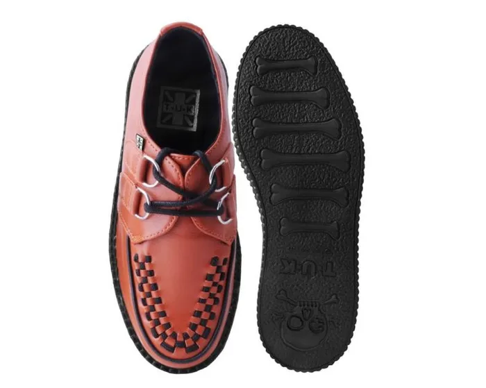 TUK Shoes Vegan Women Ginger TUKskin Viva Mondo Creeper TUK Shoes Vegan Women Ginger TUKskin Viva Mondo Creeper