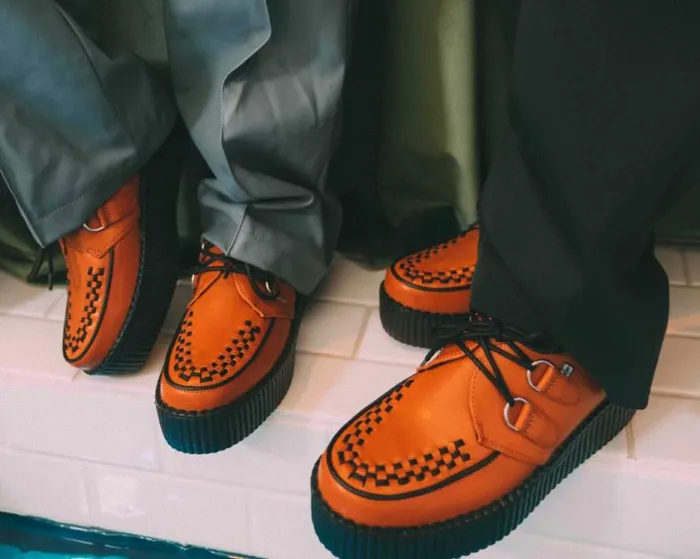 TUK Shoes Vegan Women Ginger TUKskin Viva Mondo Creeper TUK Shoes Vegan Women Ginger TUKskin Viva Mondo Creeper