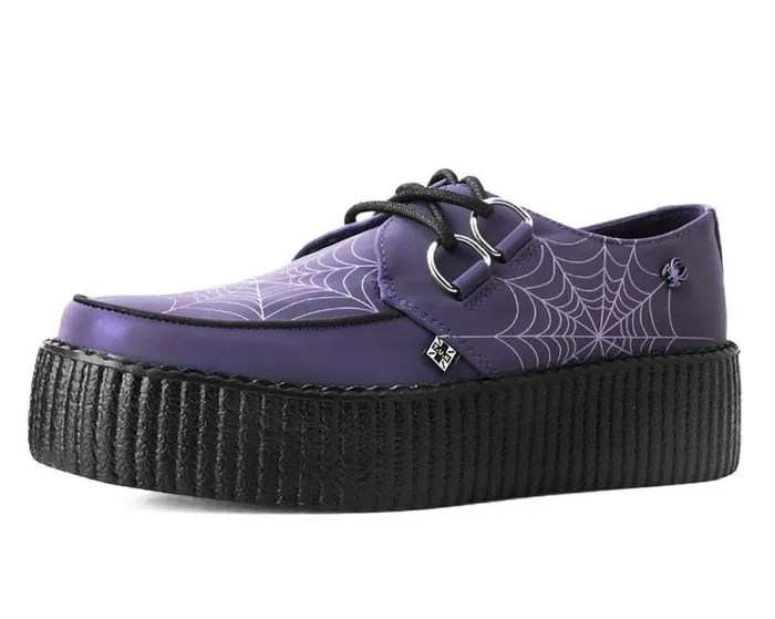 TUK Shoes Vegan Women Midnight Chameleon Reflective Vegan Viva Mondo Creepers TUK Shoes Vegan Women Midnight Chameleon Reflective Vegan Viva Mondo Creepers
