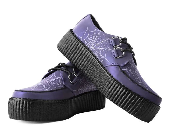 TUK Shoes Vegan Women Midnight Chameleon Reflective Vegan Viva Mondo Creepers TUK Shoes Vegan Women Midnight Chameleon Reflective Vegan Viva Mondo Creepers