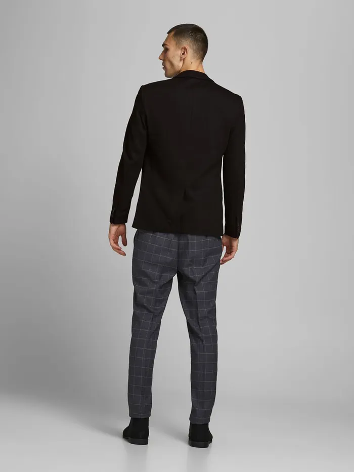 Tailoring JACK and JONES Mens PHIL JERSEY BLAZER Black Black