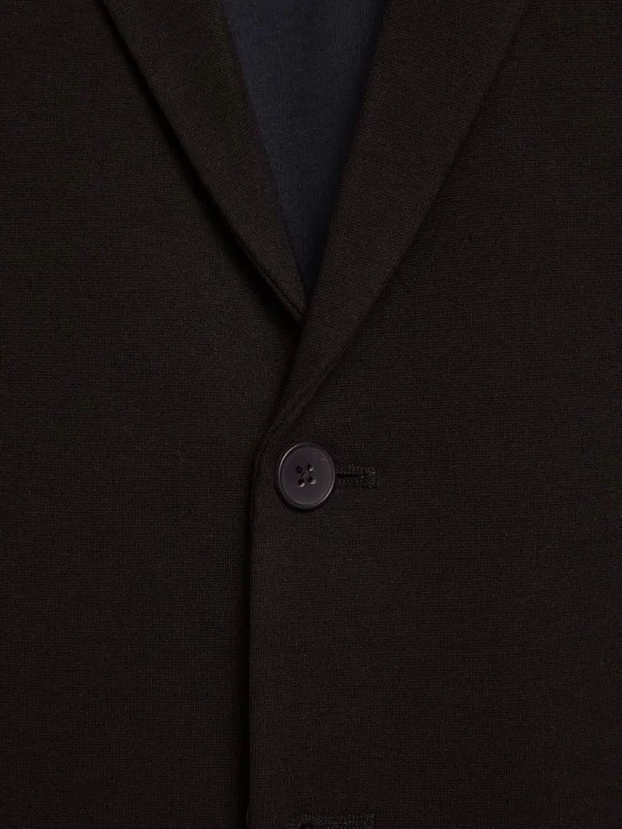 Tailoring JACK and JONES Mens PHIL JERSEY BLAZER Black Black
