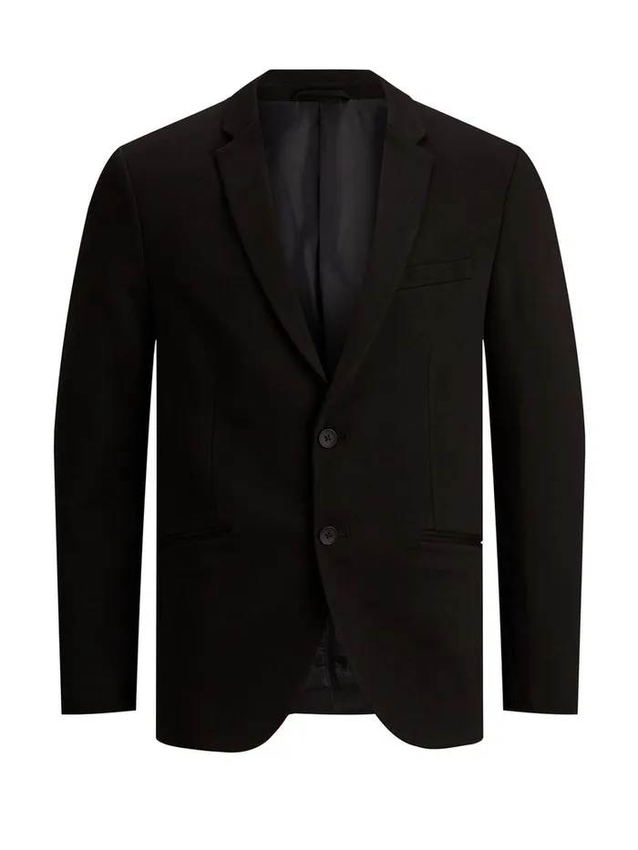 Tailoring JACK and JONES Mens PHIL JERSEY BLAZER Black Black