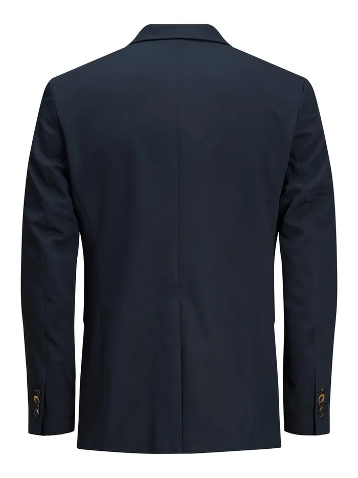 Tailoring JACK and JONES Mens RECYCLED POLYESTER BLAZER Blue Dark Navy