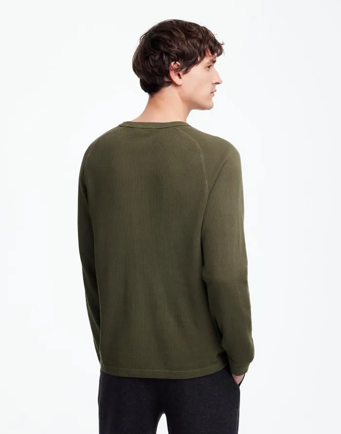 Tees Men Madewell Thermal LongSleeve Tee Dried Olive